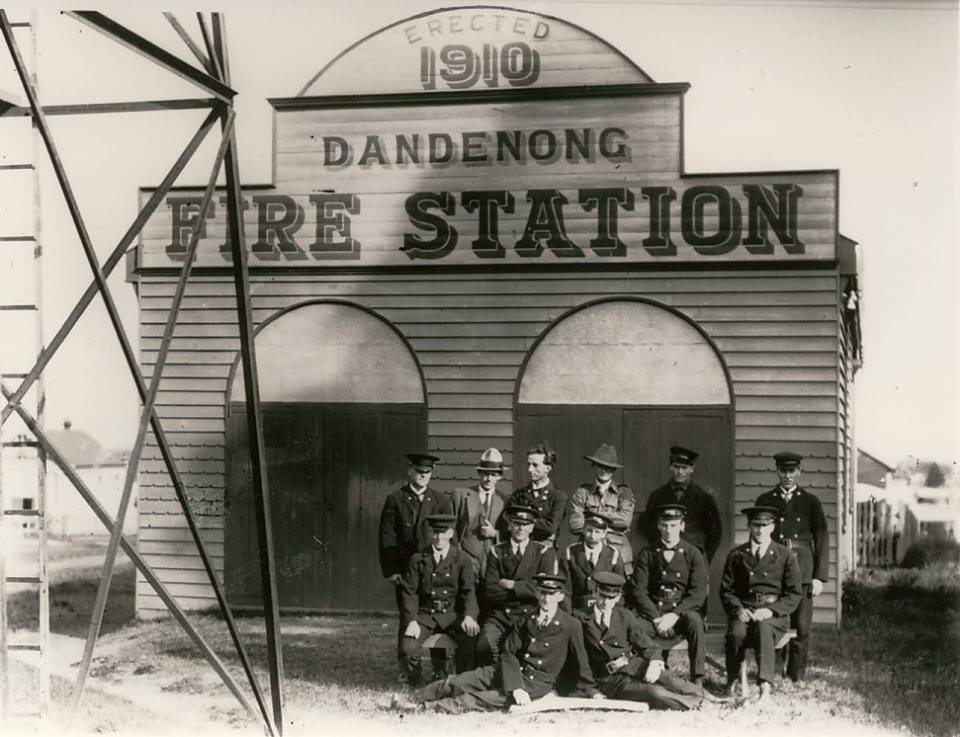 Fire Station, Walker Street, Dandenong, early 1910s.